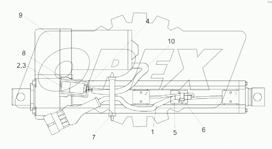 Электромеханизм бункера КЗК-1420-0701090