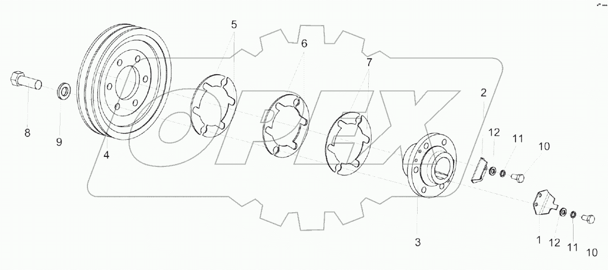 Шкив КЗК-12-0290090Б