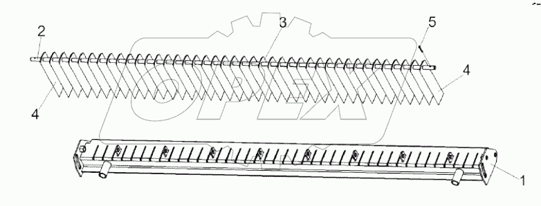 Опора ножевая КЗК-10-0290030А