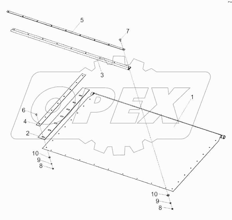 Заслонка КЗК-10-0290160Б
