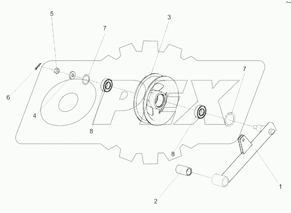 Рычаг КЗК-10-0290260