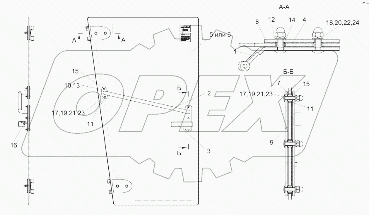 Дверь КЗК-12-0120900