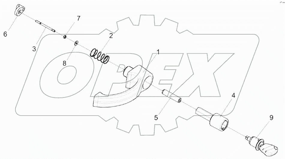Ручка КЗК-12-0131010