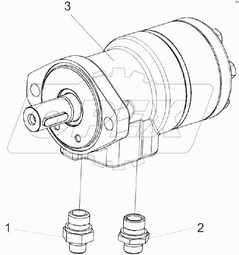 Гидромотор КЗК-12-1790990А