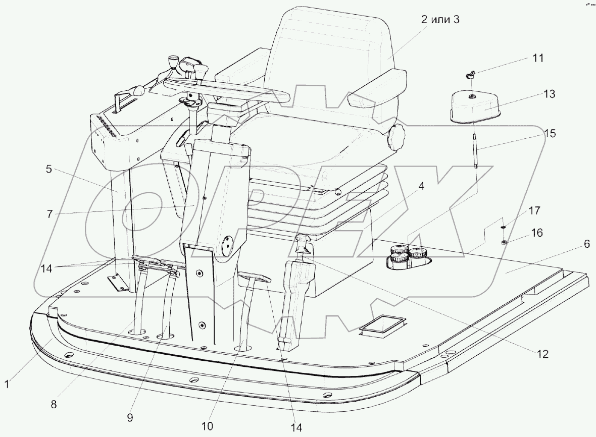 Площадка управления КЗК-12А-10-1-0119000