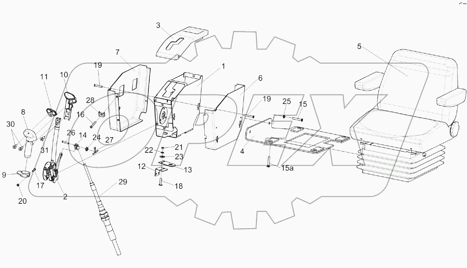 Сиденье КЗК-12-0119290Б