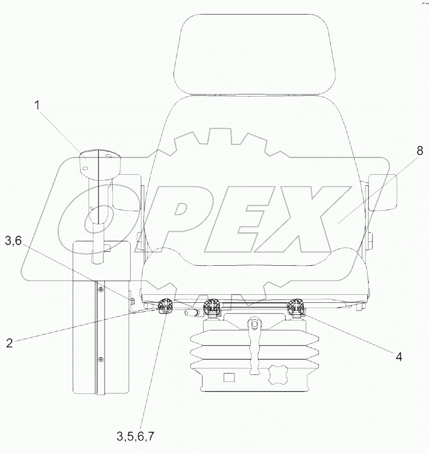 Сиденье КЗК-12-0119290Б-01
