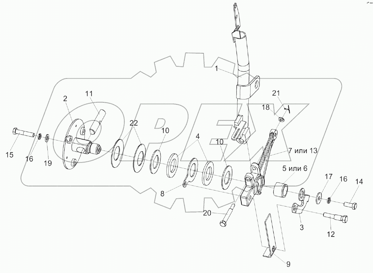 Рычаг КЗК-12-0119920Б