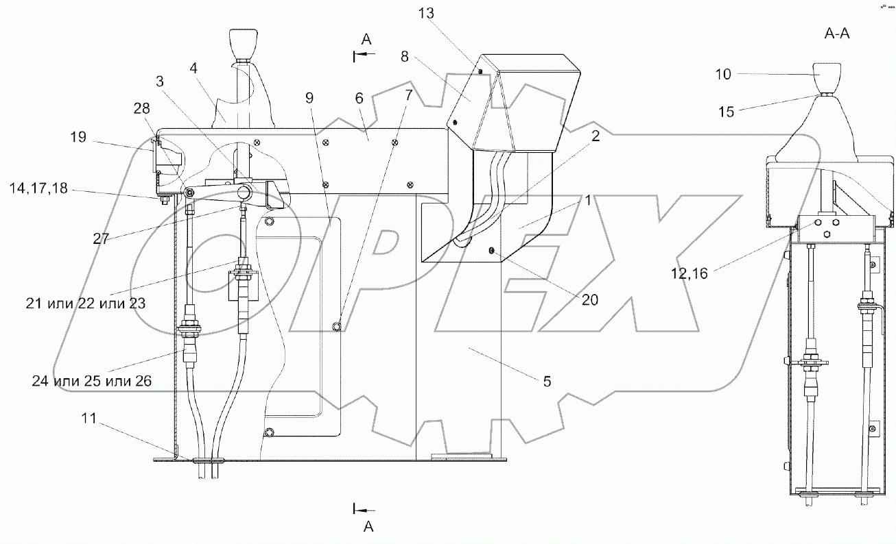 Пульт управления КЗК-12А-10-1-0119500