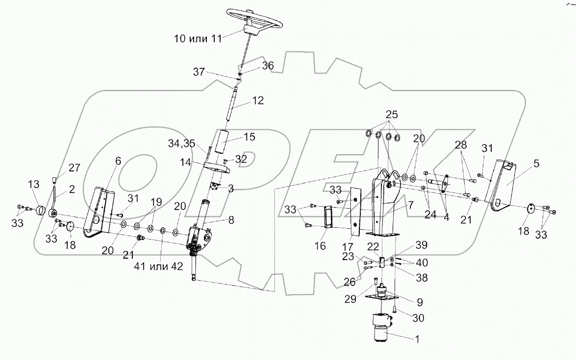 Рулевая колонка КВС-1-0129230-01