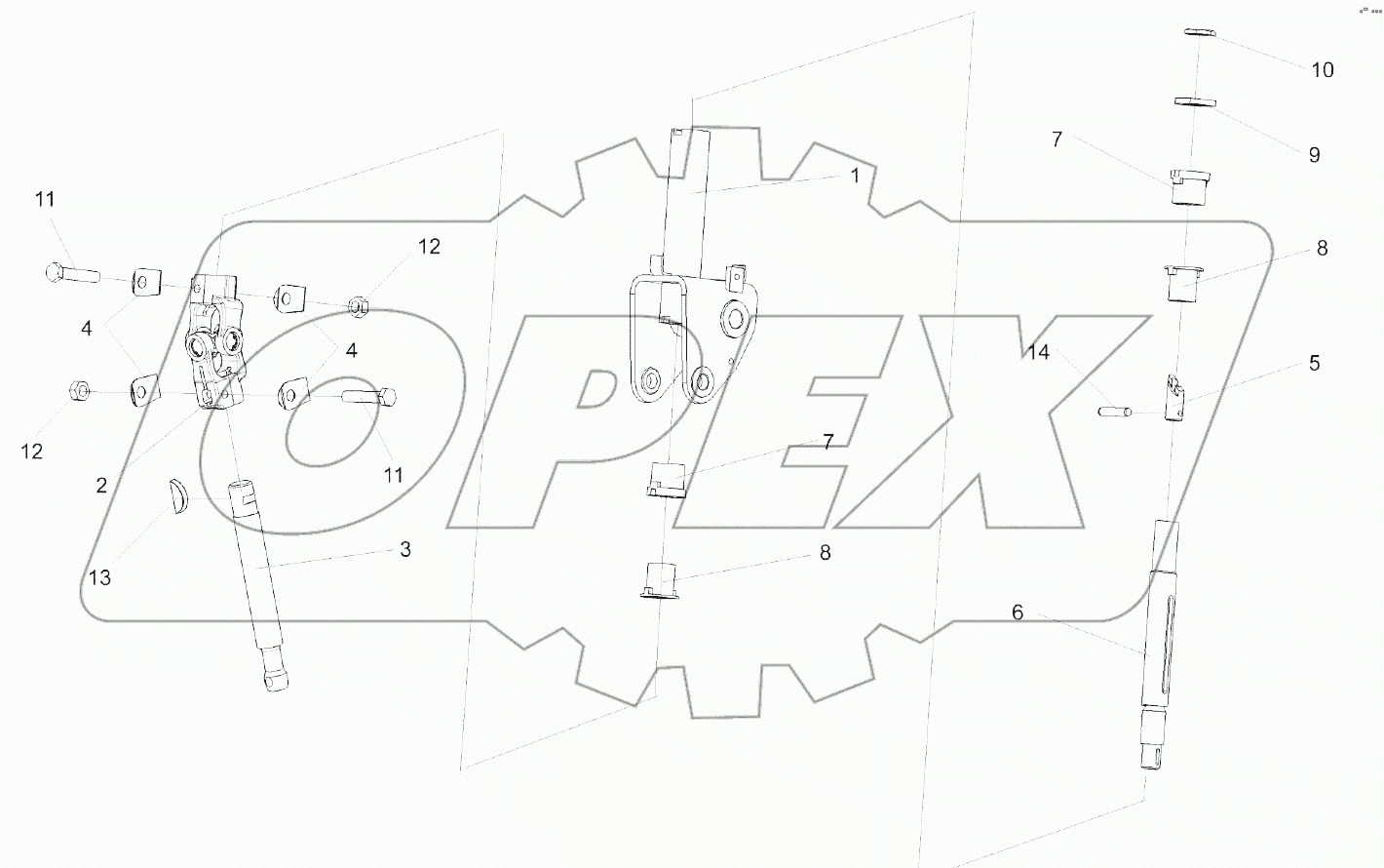 Привод управления КЗС 0119600