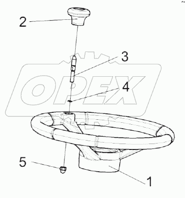 Колесо рулевое КЗК-12-0122300