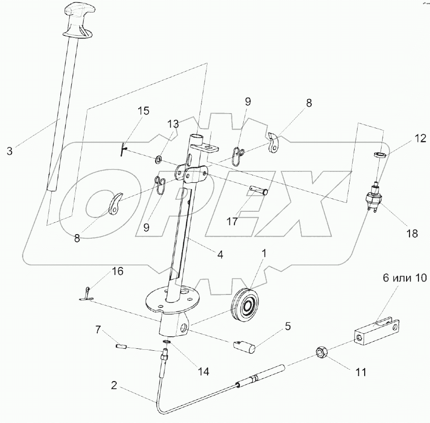Колонка привода УЭС 0300710