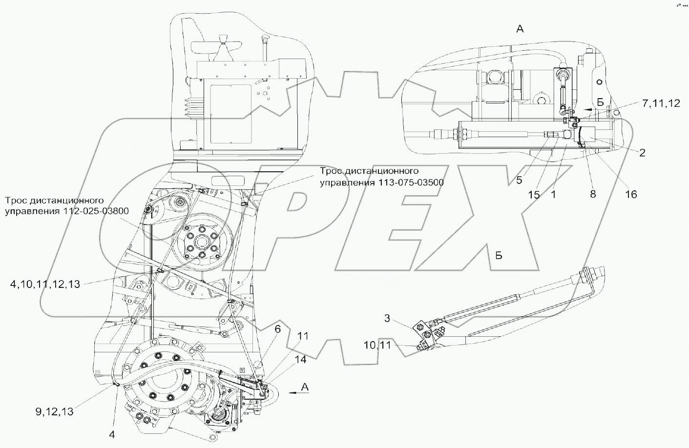 Установка механизма КПП КЗК-12-0122500