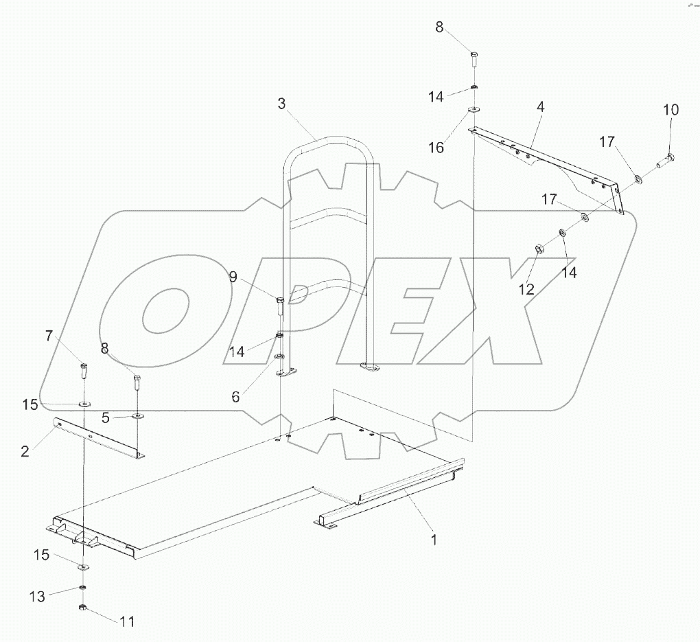 Установка площадки КЗК-12А-10-1-0100130