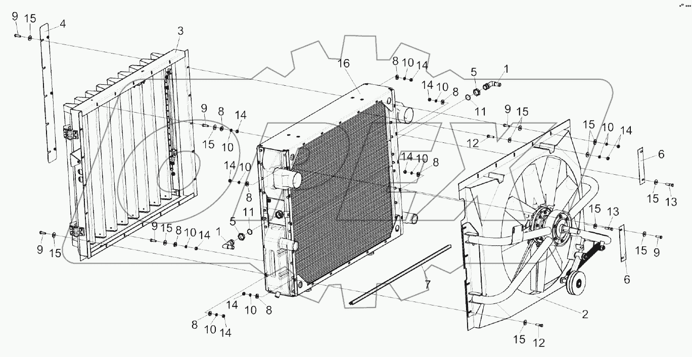 Радиатор КЗК-12А-10-1-0106040