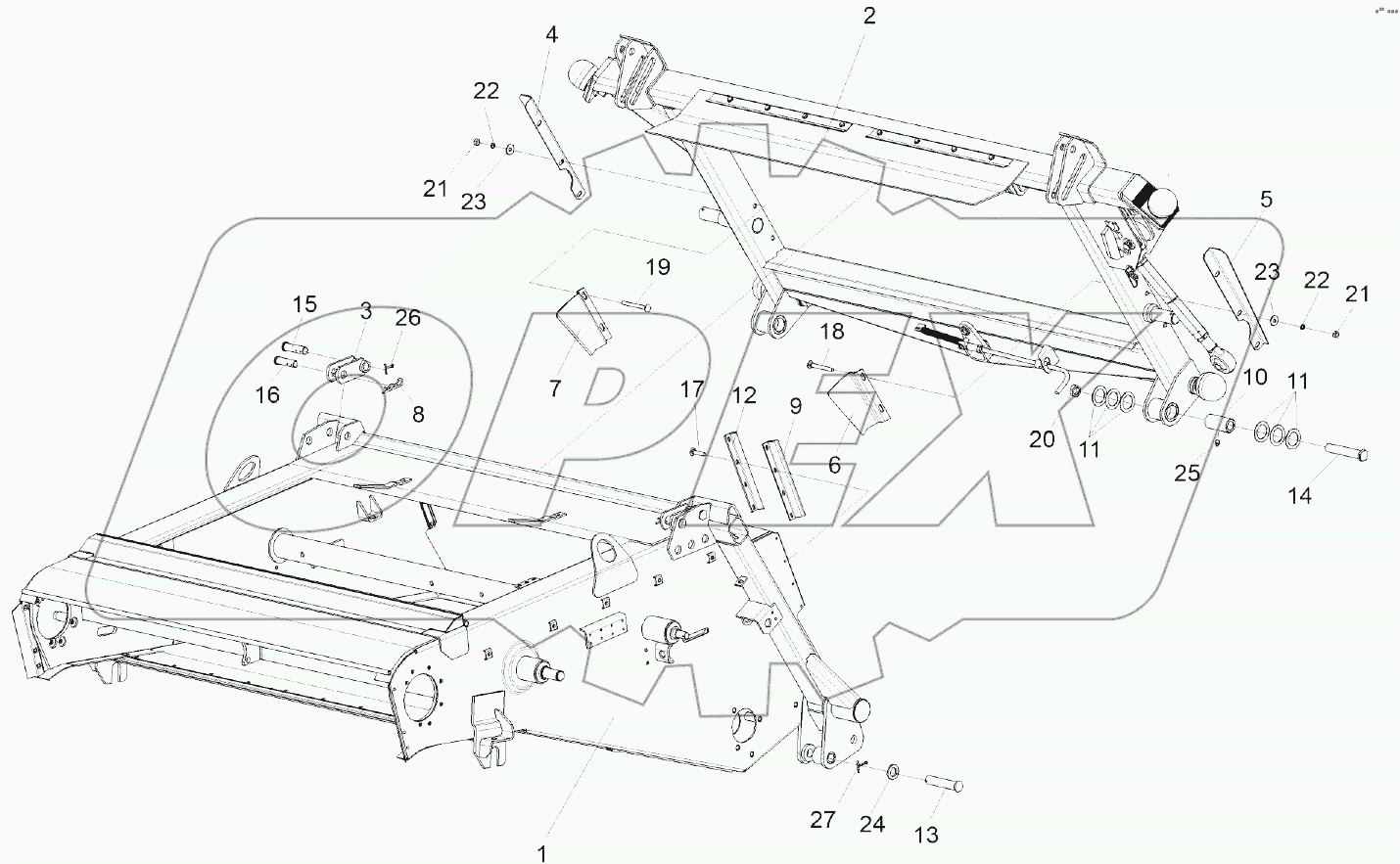 Установка рамки переходной КЗК-12А-1-1808000