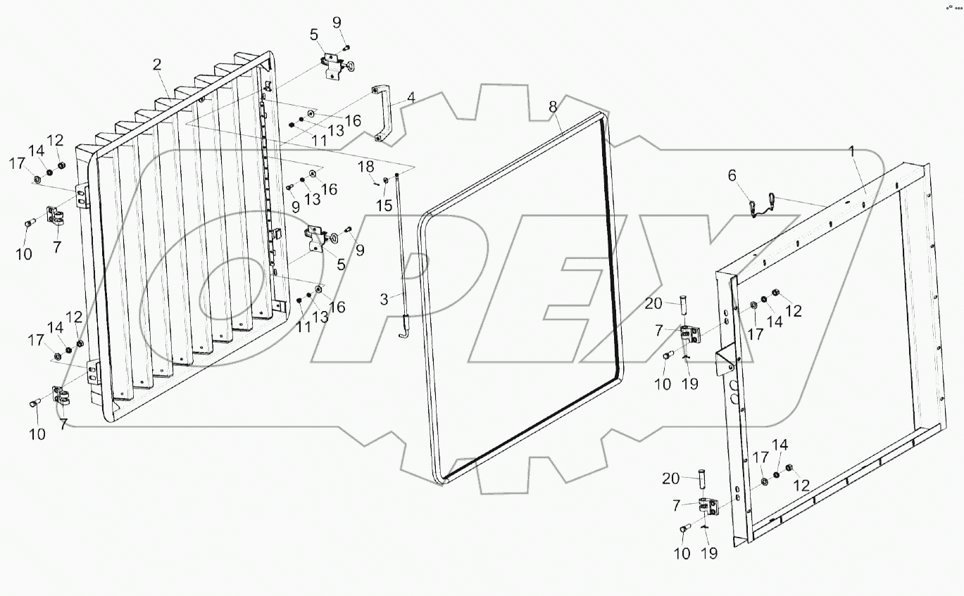 Экран КЗК-12-5-0106500