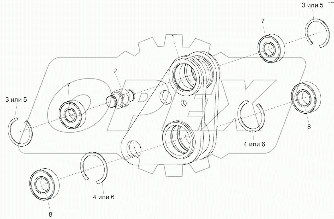 Рычаг КЗК-12-1808500
