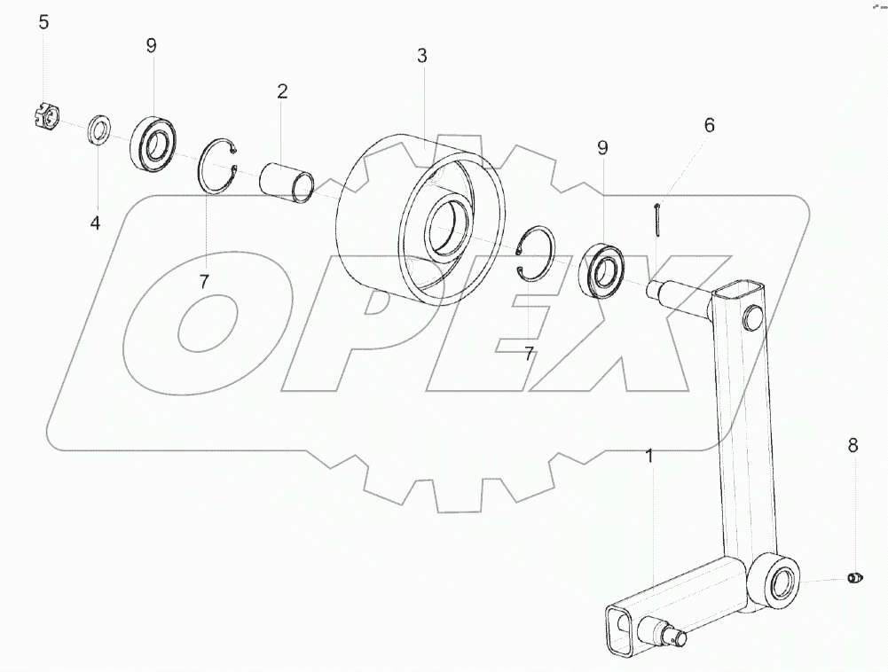 Рычаг КЗК-10-0100590