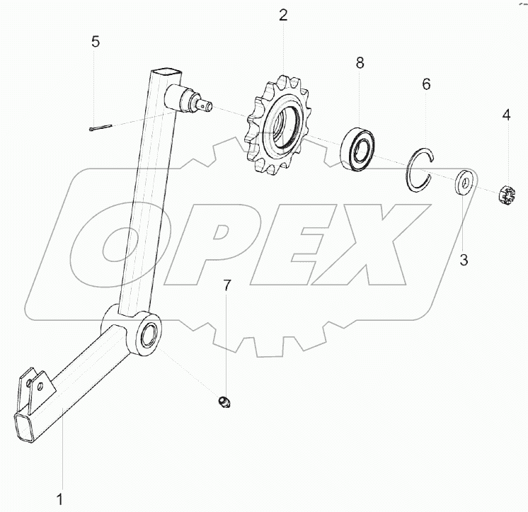 Рычаг КЗК-10-0100680А