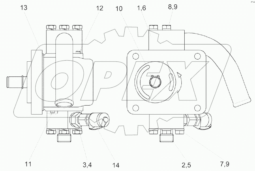 Насос КЗК-12-0602900