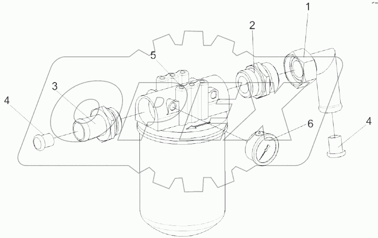 Фильтр всасывающий КЗК-12-0601070