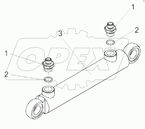 Гидроцилиндр КЗК-12-0602310