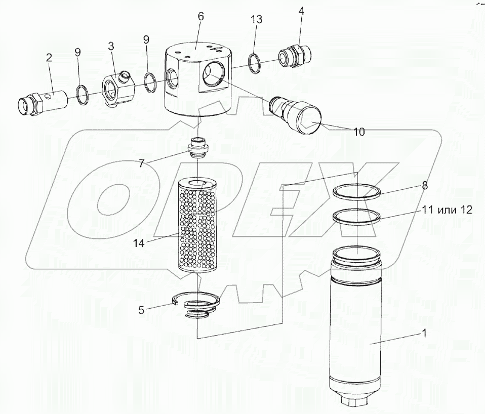 Фильтр напорный КЗК-12-0602620