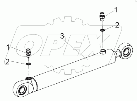 Гидроцилиндр КЗК-10-0602500