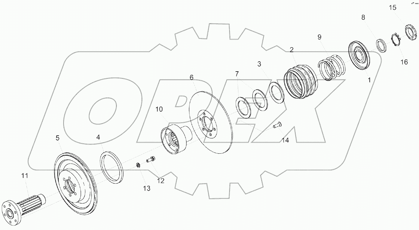 Шкив ведомый КЗК-12-0217400
