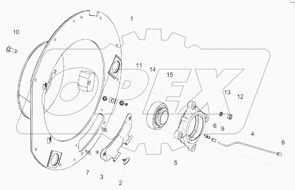 Фланец КЗК-12-0102750