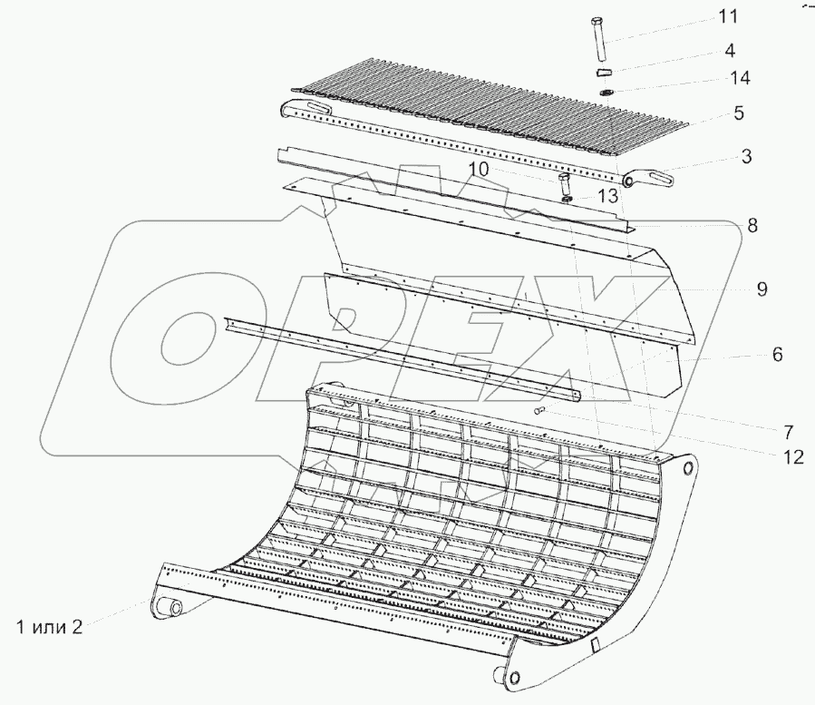 Подбарабанье КЗК-12-0103000