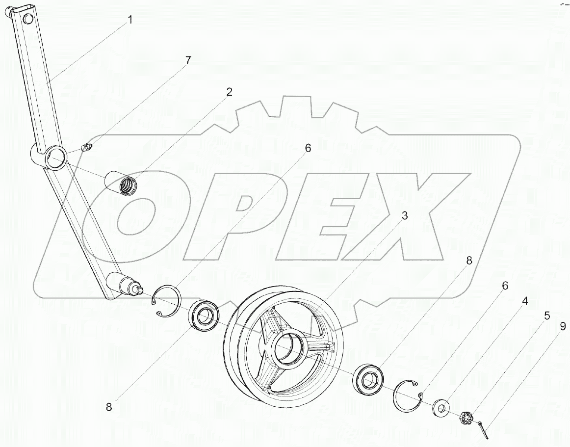 Рычаг КЗК 0202400В