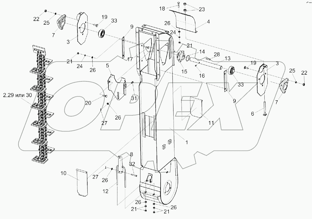 Элеватор колосовой КЗК 0208000А-04