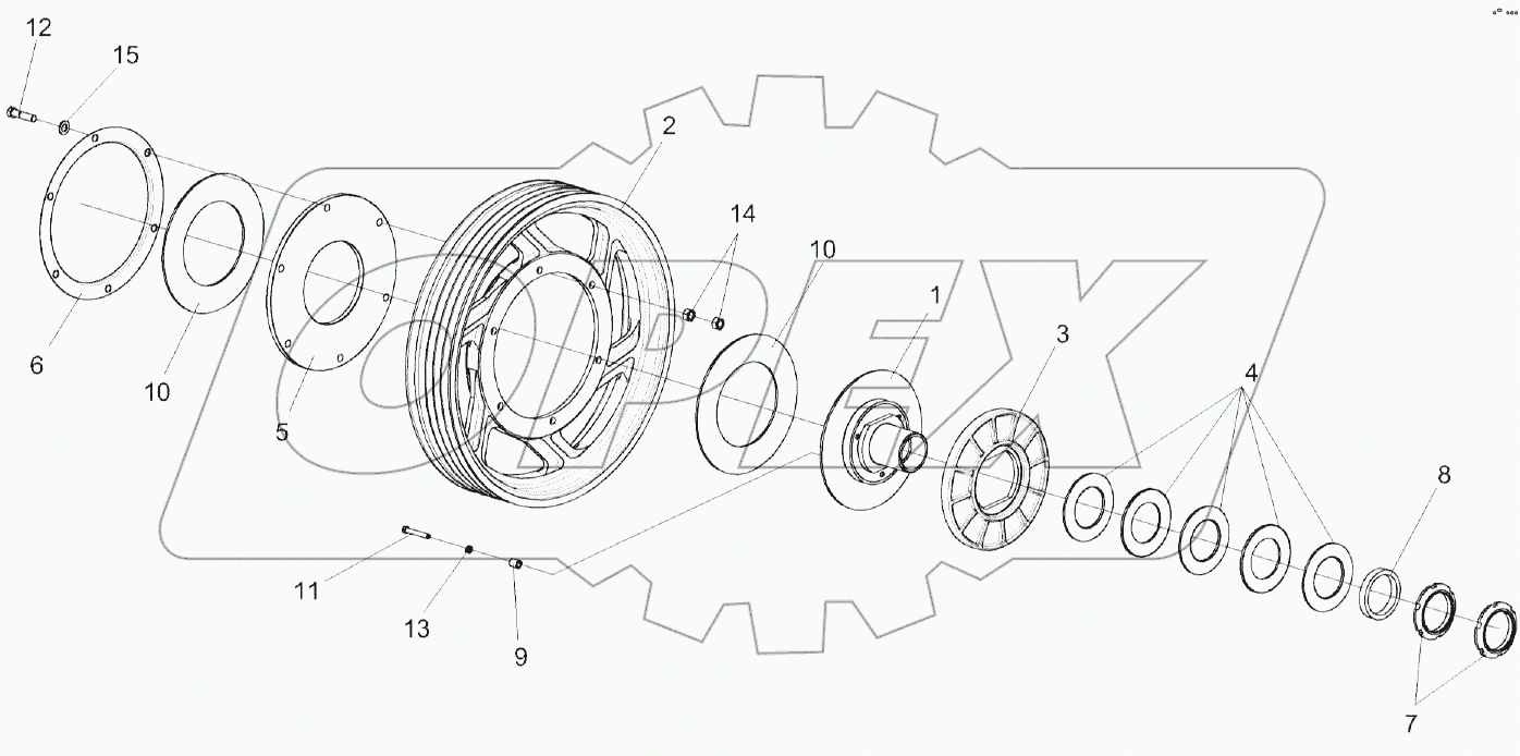 Муфта предохранительная КЗК-12А-1-1803090
