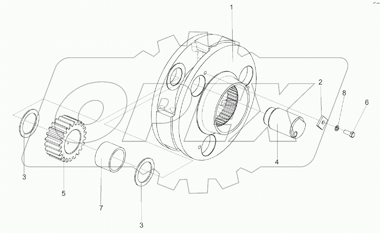 Водило КЗК-10-0107210