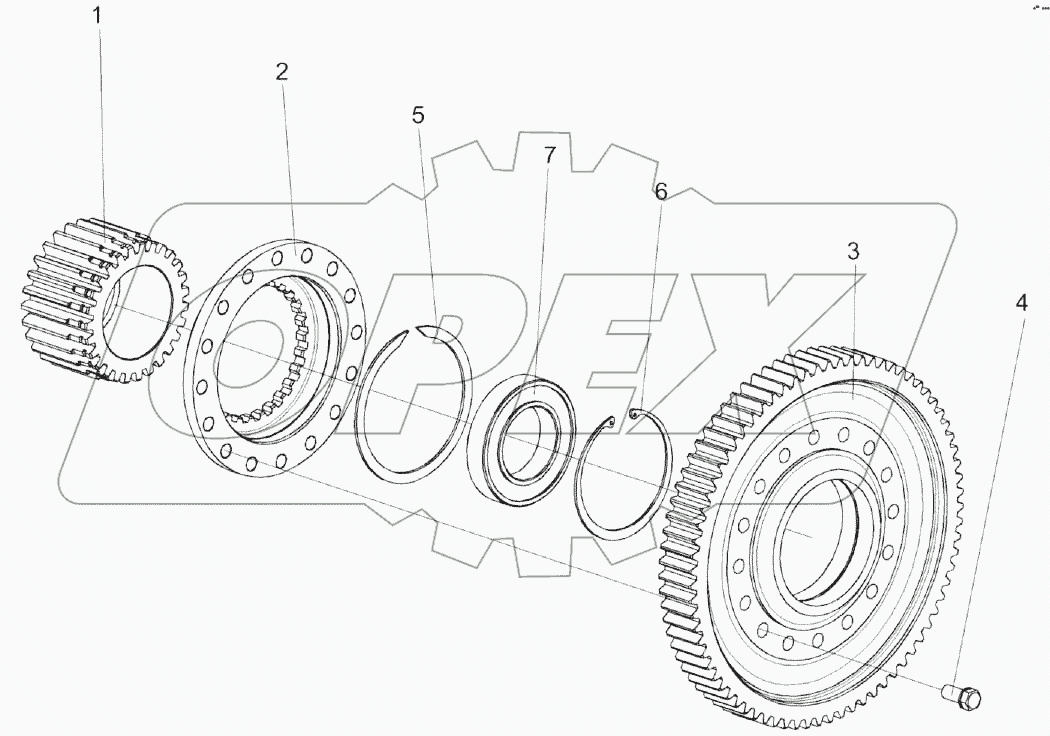 Колесо зубчатое МК-23М.03.210