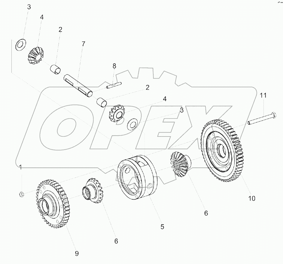 Дифференциал КЗК-12-0107540