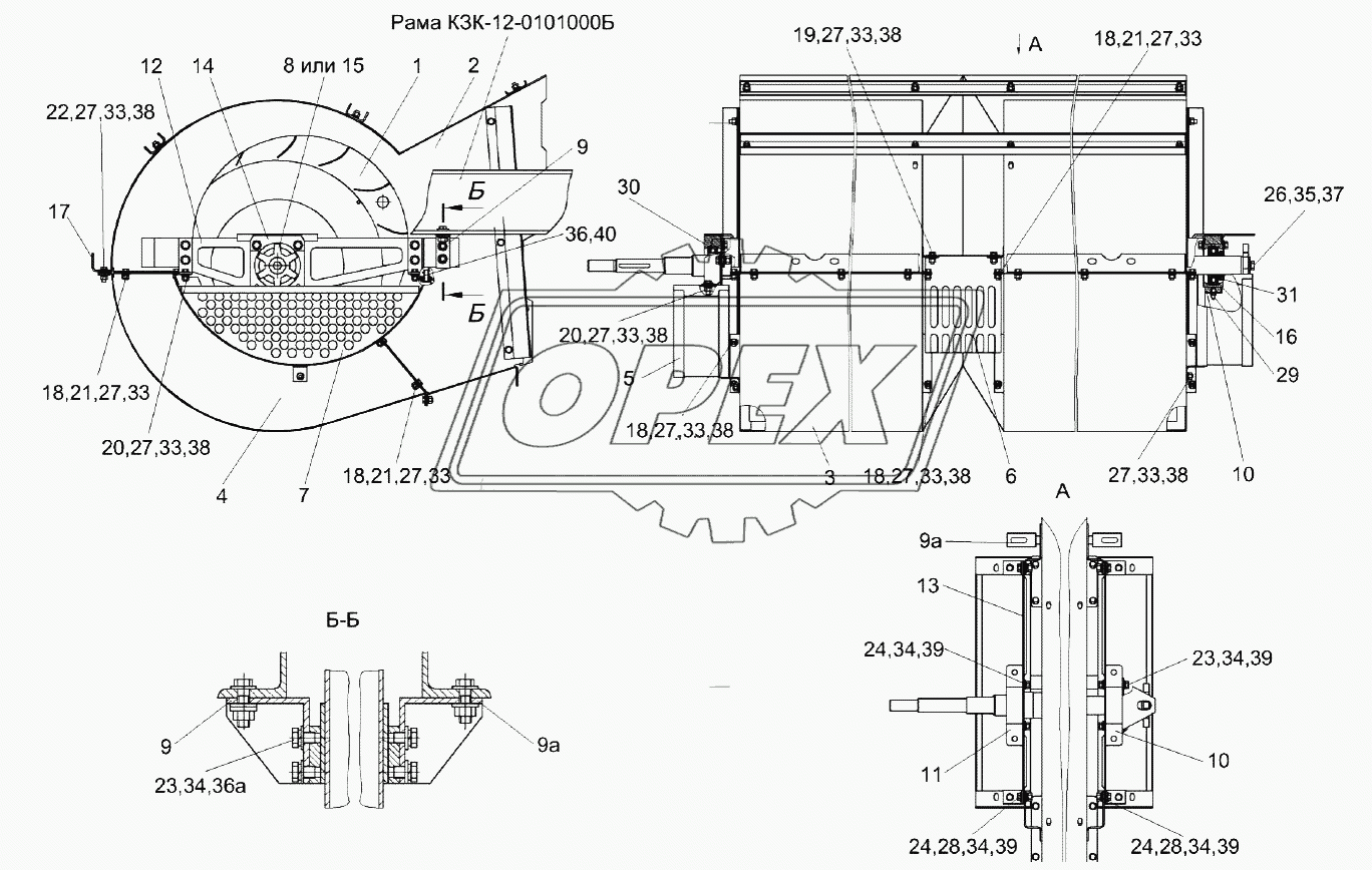 Вентилятор КЗК-10-0217000