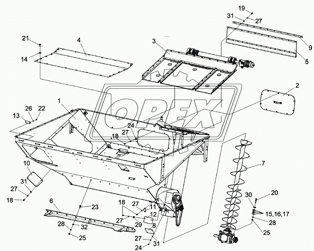 Бункер КЗК-12А-1-0203000 (лист 3)