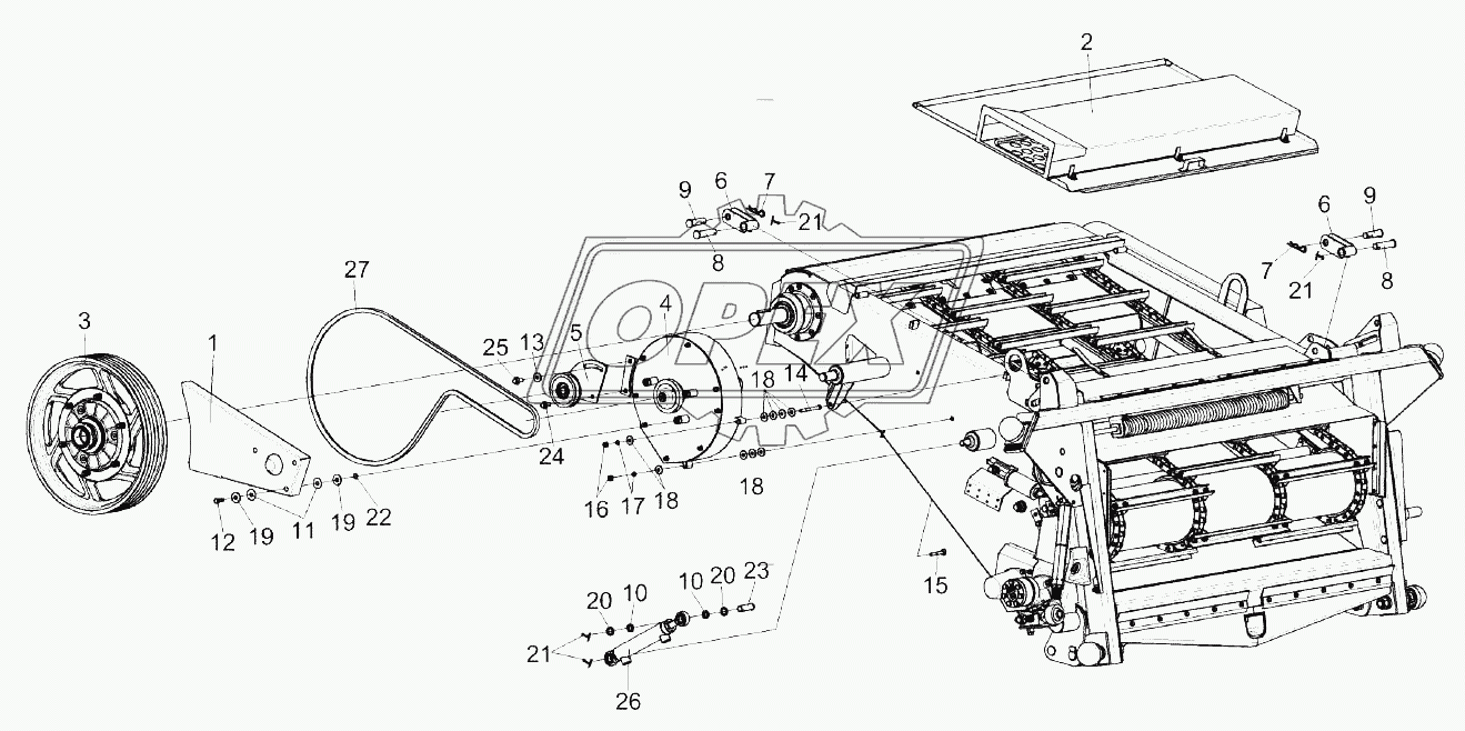 Установка вентилятора КЗК-12А-1-1809000