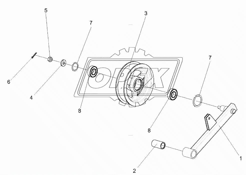 Рычаг КЗК-10-0290260