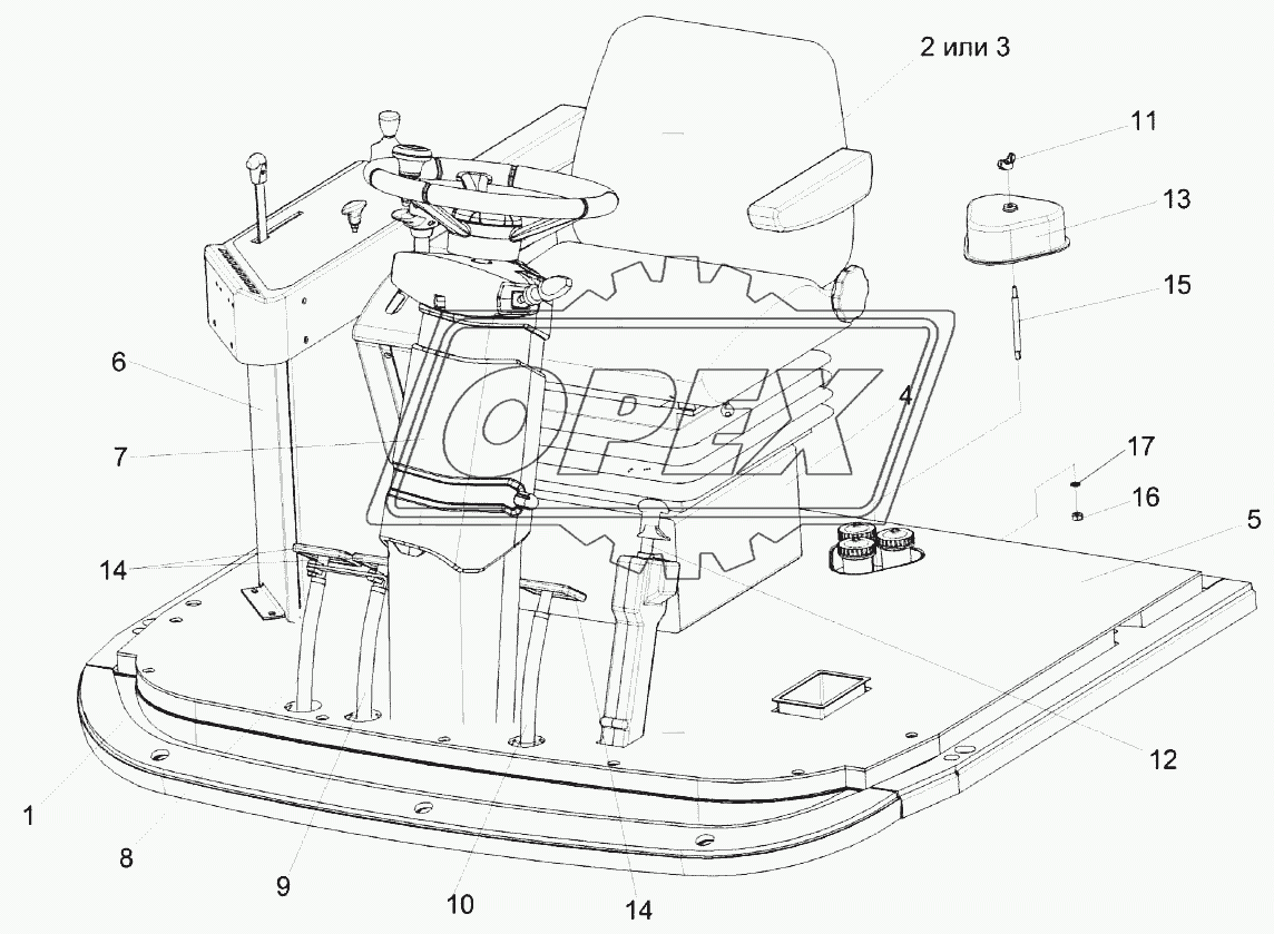 Площадка управления КЗК-12А-1-0119000А