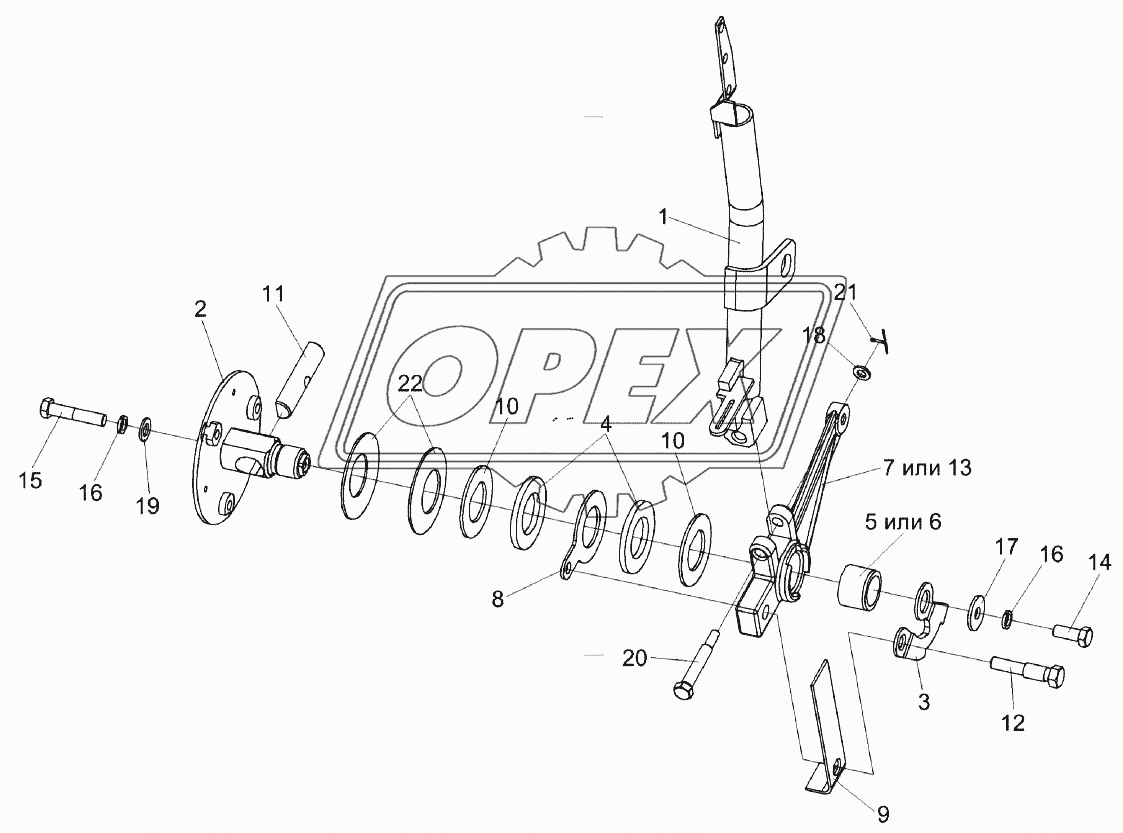 Рычаг КЗК-12-0119920Б