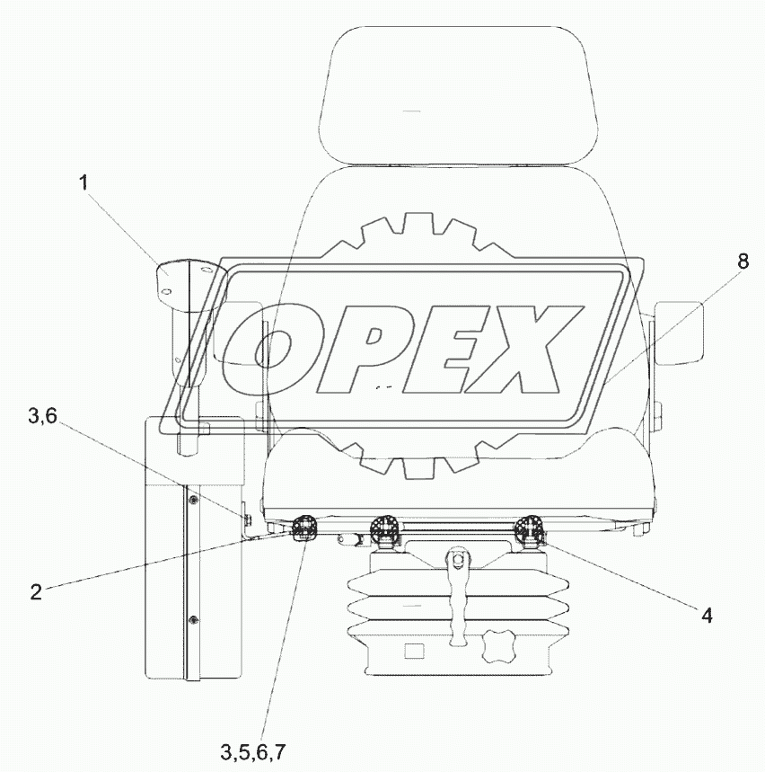 Сиденье КЗК-12-0119290Б-01