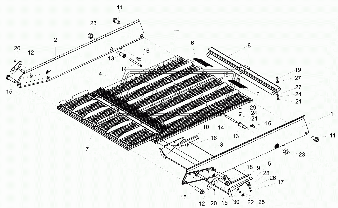 Стан решетный верхний КЗК-10-0260000