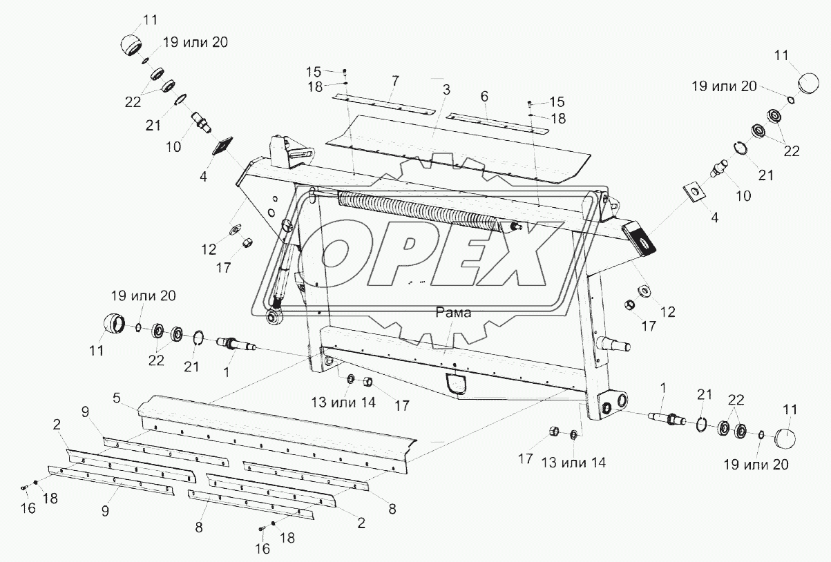 Рамка переходная КЗК-12А-1-1808000 1