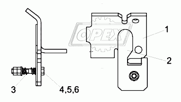 Кронштейн КЗК-1420-0212660