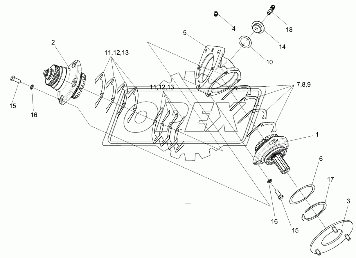 Редуктор КЗК-14-0245100-01